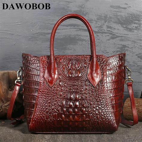 crocodile leather tote bag fake|genuine crocodile bag.